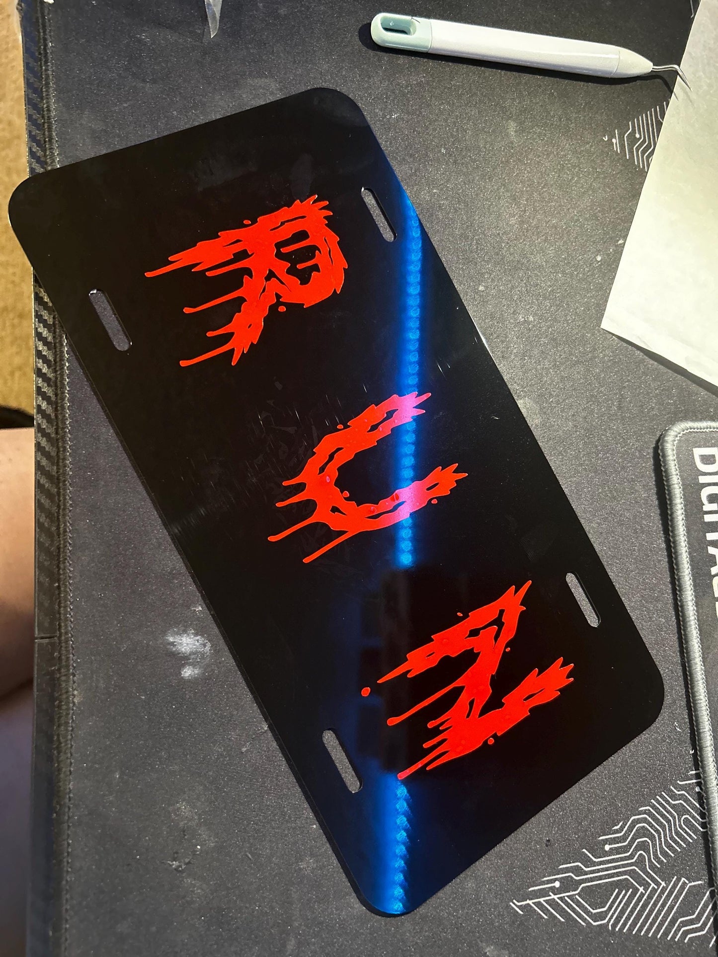 Custom Car/Truck License Plate: Aluminum, Vinyl Decal