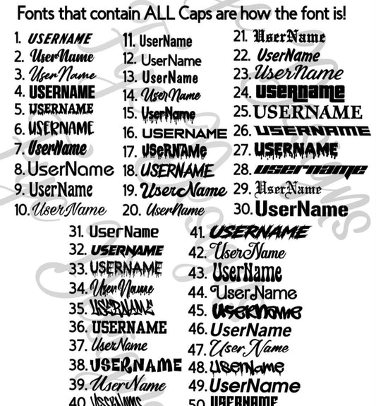 Custom Car/Truck License Plate: Aluminum, Vinyl Decal
