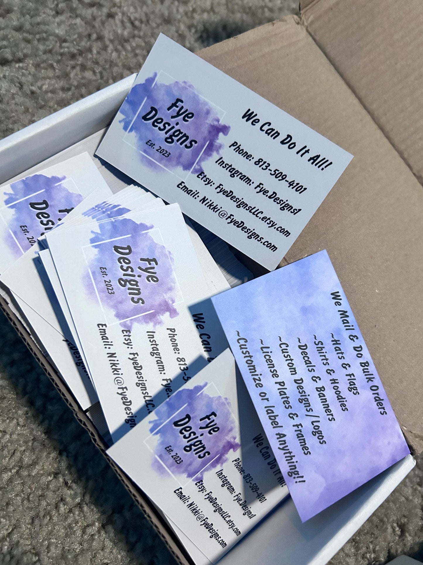Custom Business Cards: Personalized Designs (3.5 x 2)