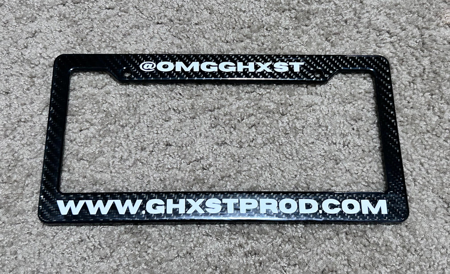 Custom Vinyl License Plate Frame: Car & Truck Personalized Cover