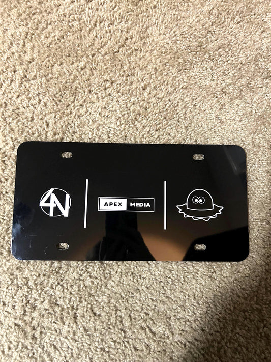 Custom Car/Truck License Plate: Aluminum, Vinyl Decal
