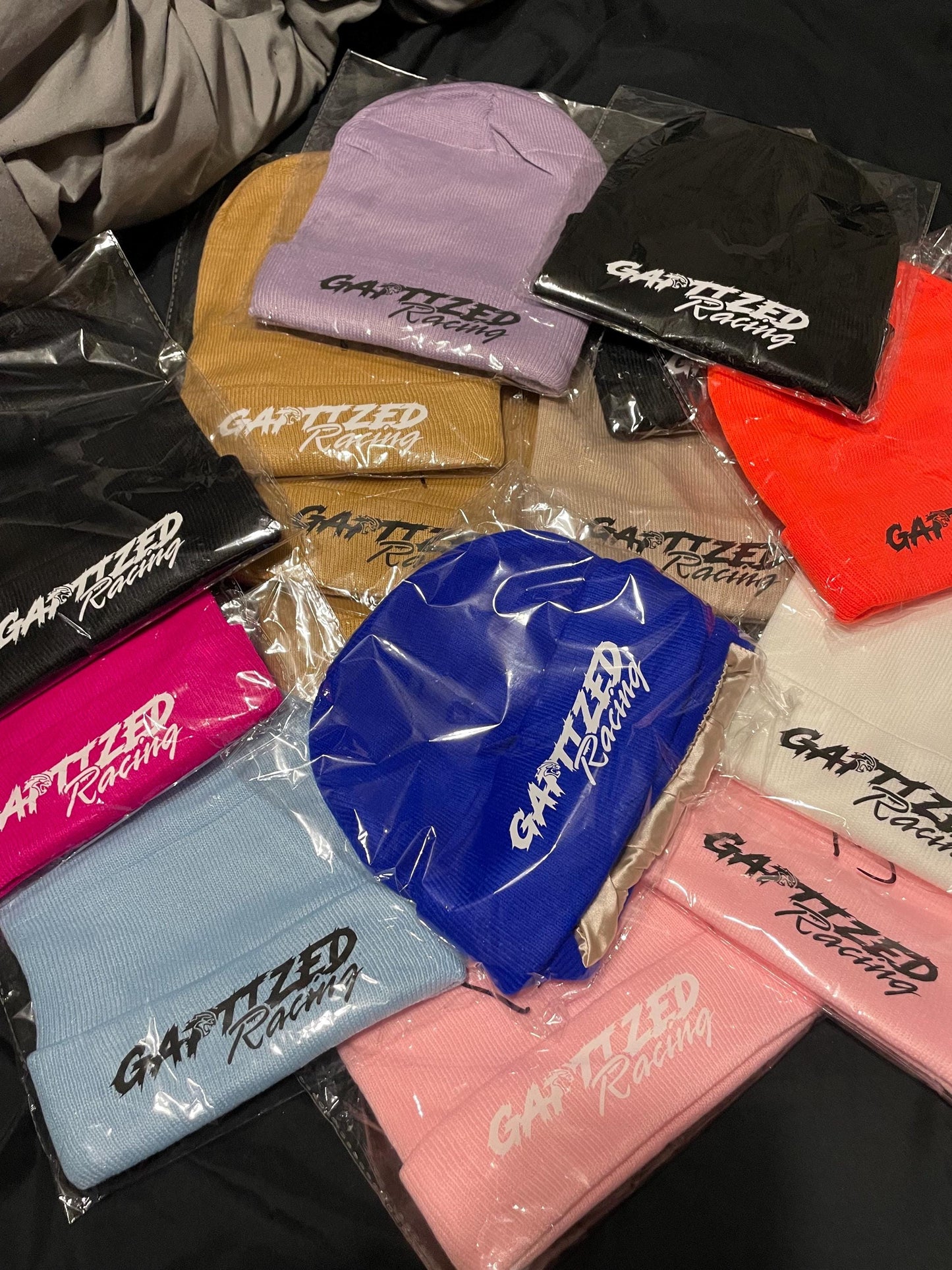 Gaptized Racing Beanies  -Custom vinyl merch/ Beanies