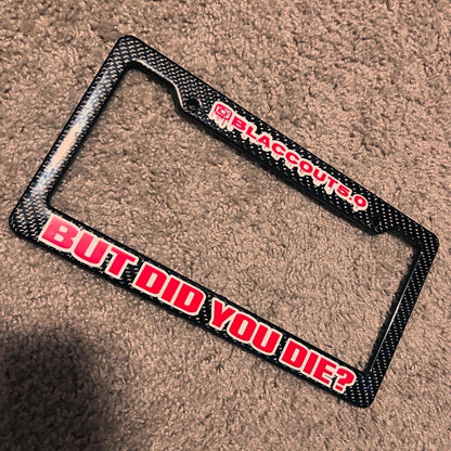 Custom Vinyl License Plate Frame: Car & Truck Personalized Cover