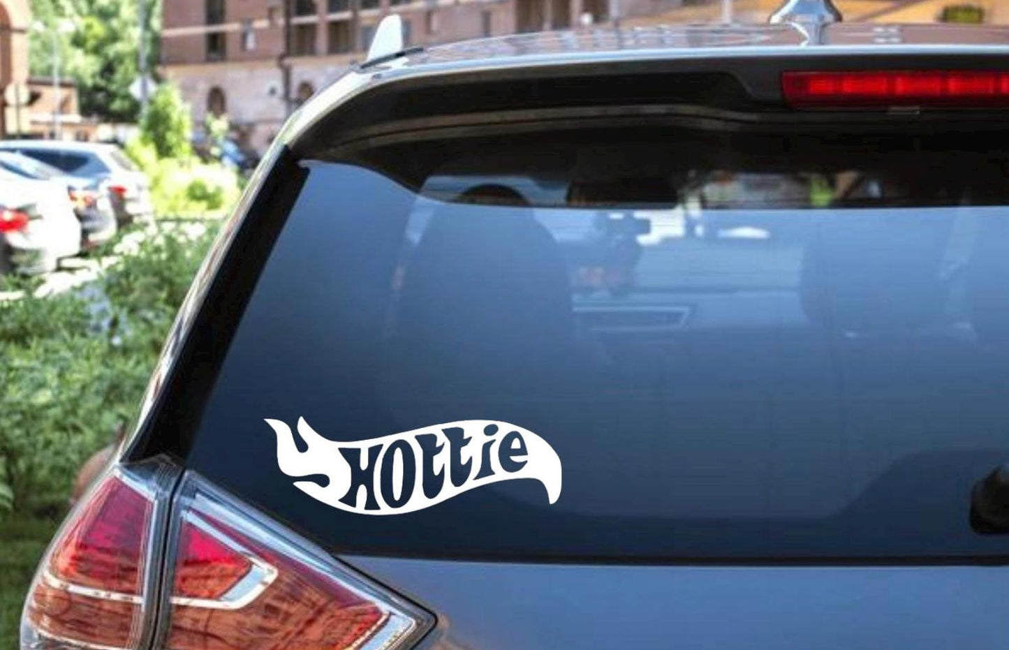 Hottie Decal - Decal for Cars, Laptop, Vehicle, Custom.