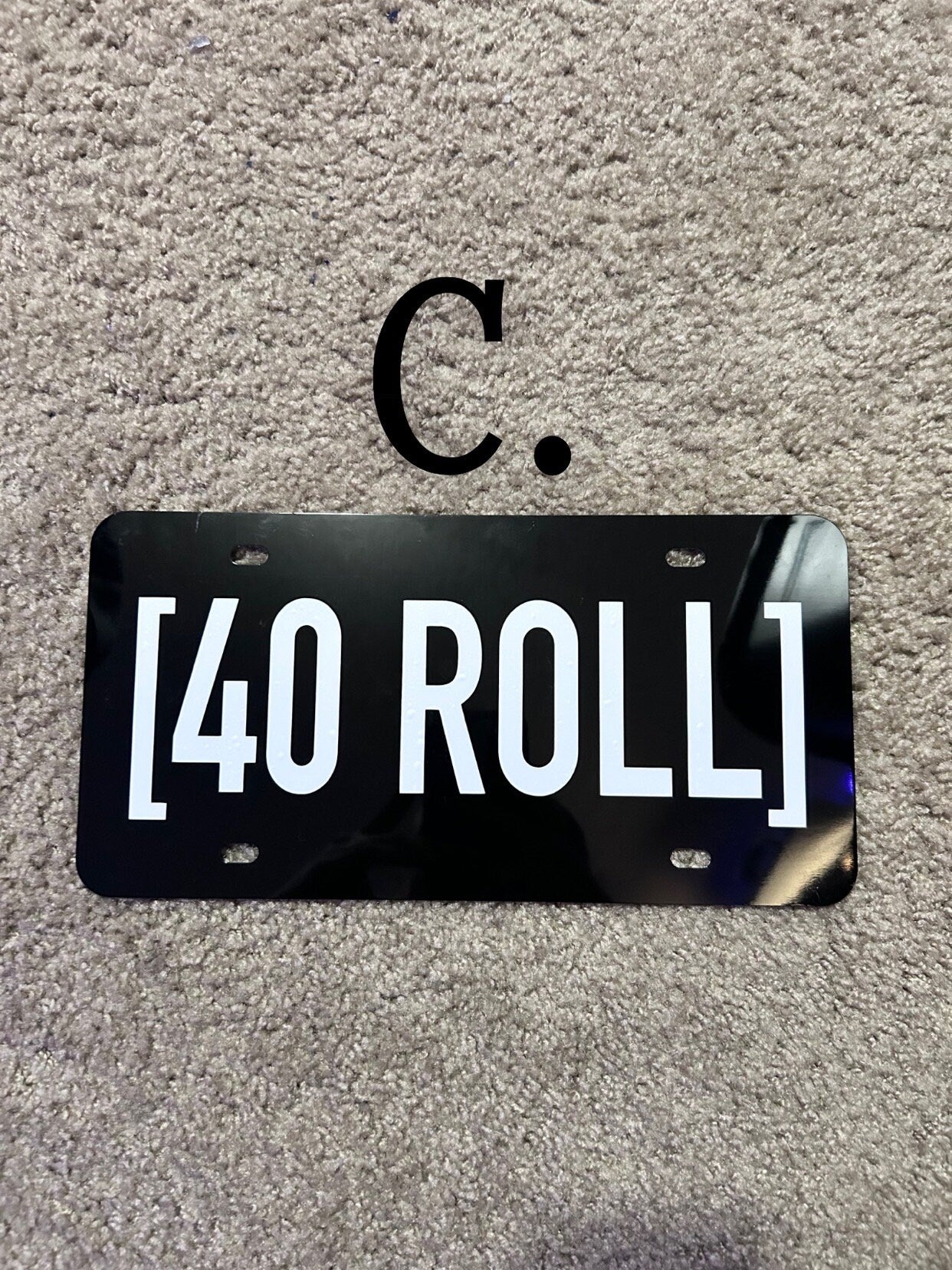 Custom Aluminum License Plate – American Made