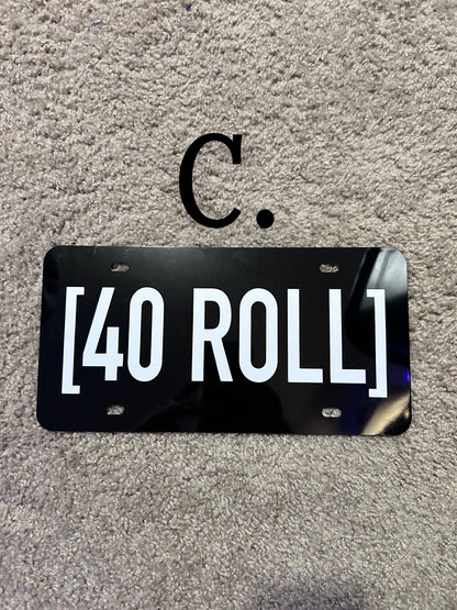 Custom Aluminum License Plate – American Made