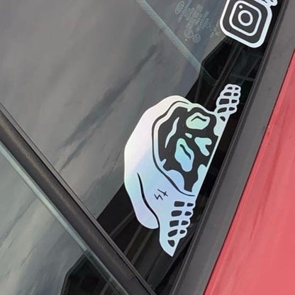 Grim Reaper lurking Decal- custom window stickers